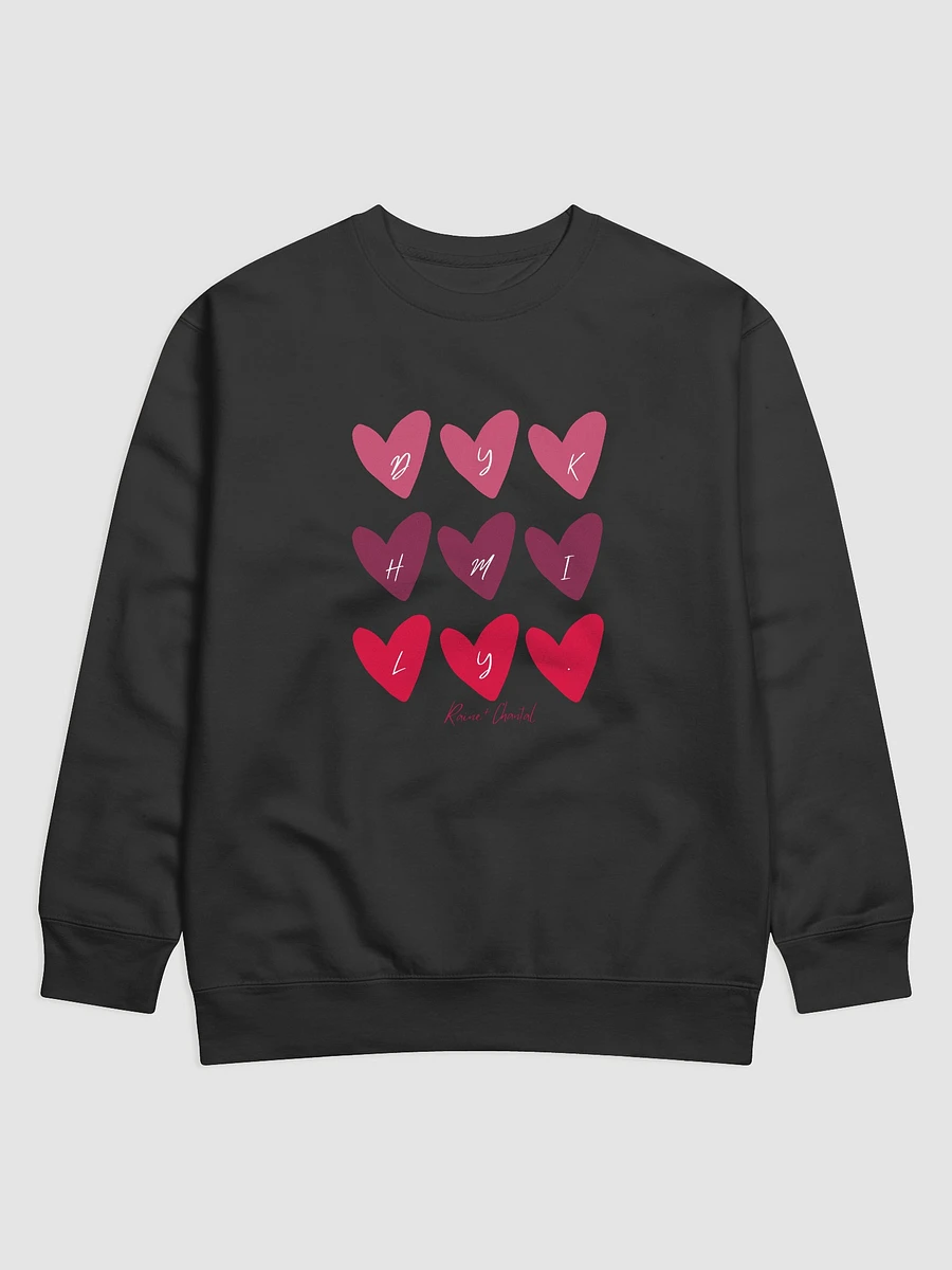 VDAY DYKHMILY HEARTS SWEATSHIRT product image (1)