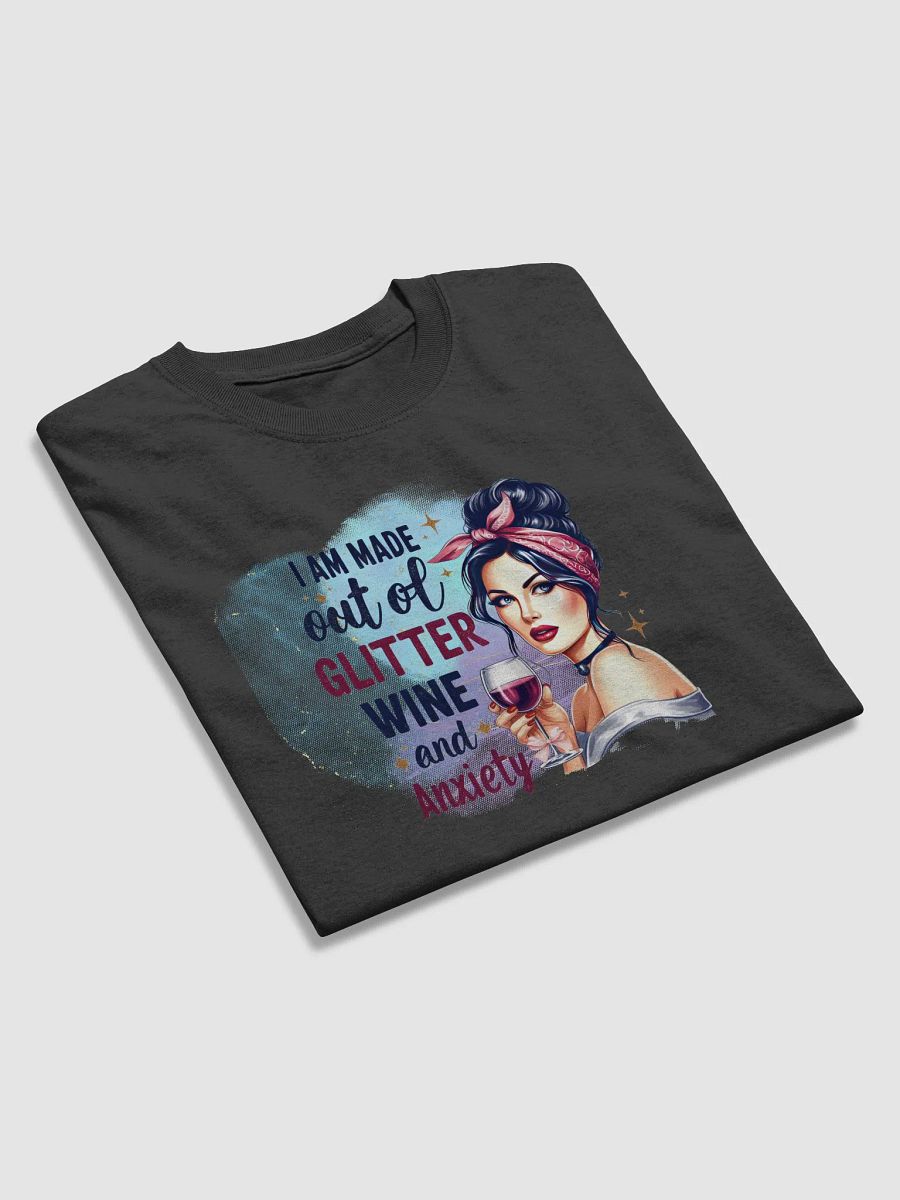 Glitter Wine & Anxiety T-Shirt product image (12)