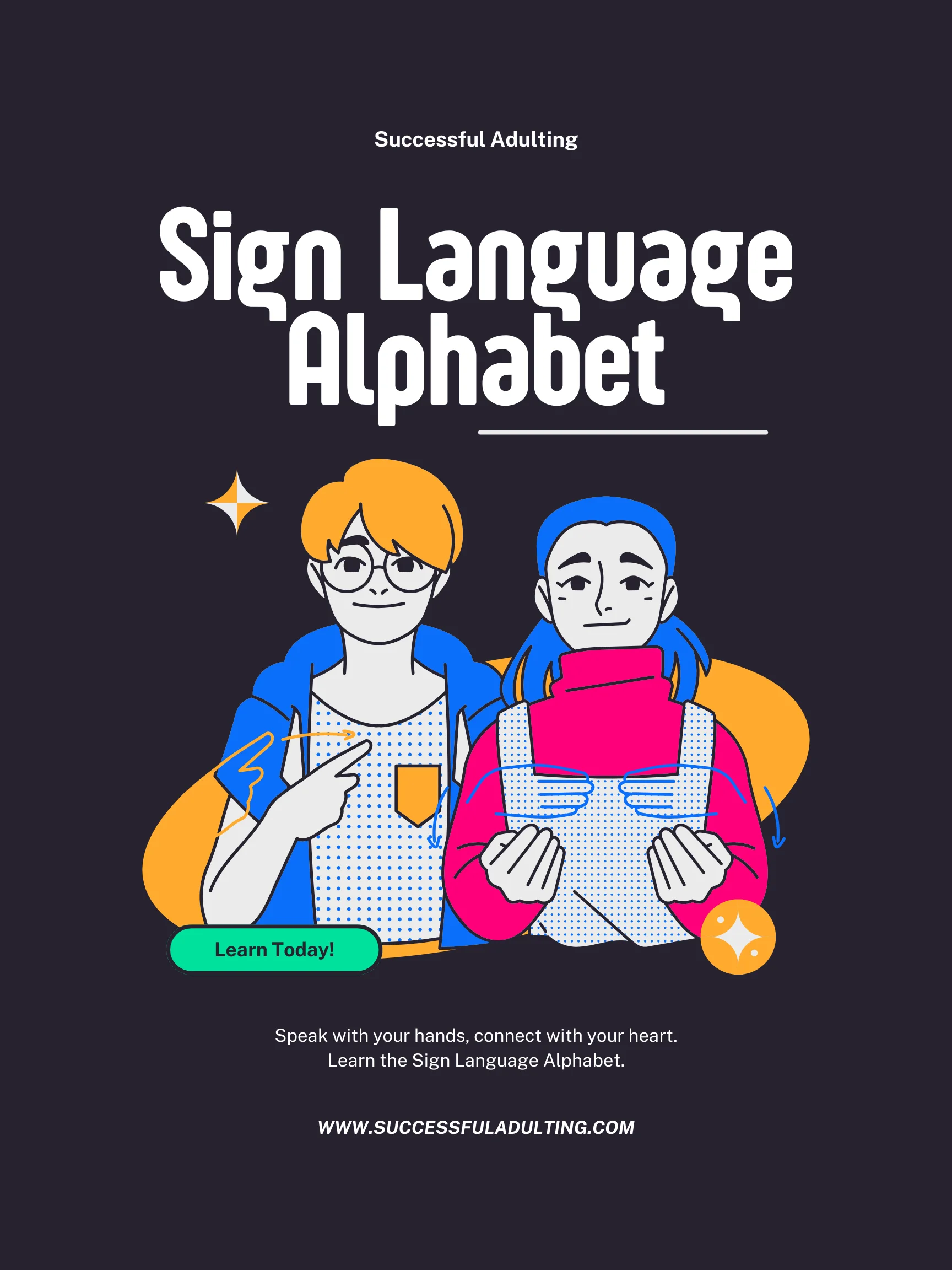 Sign Language Alphabet Mini Guide product image (1)