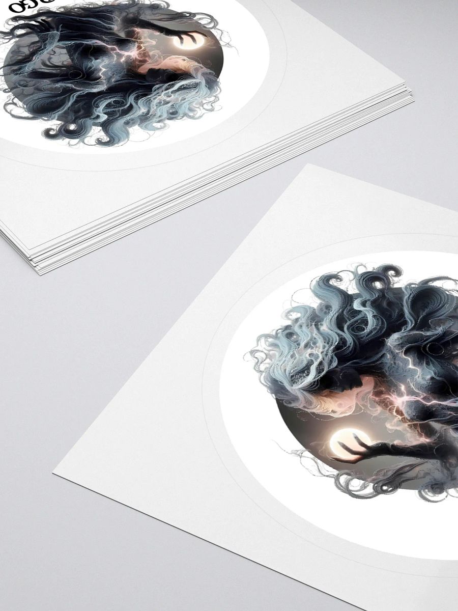 Mythical Virgo Zodiac Round Sticker product image (11)