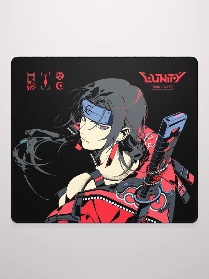 Kunoichi Black Mousepad (18"x16") product image (2)