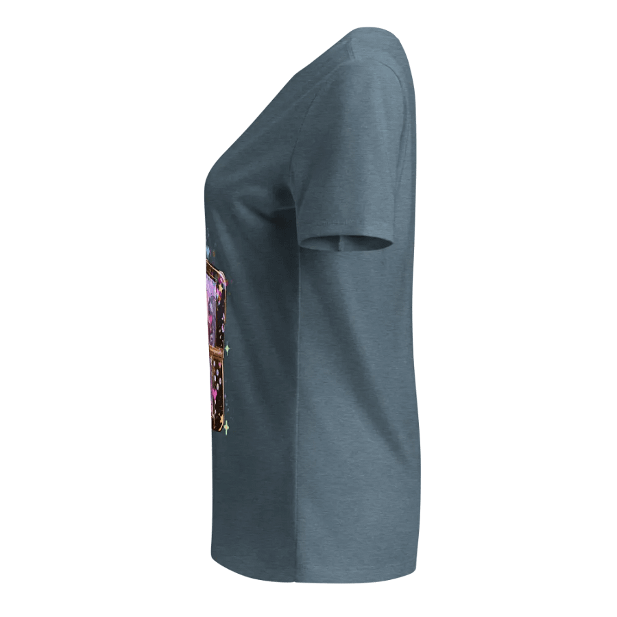 WolfcatRisi Gamer Waifu Women's V-Neck T-shirt product image (7)