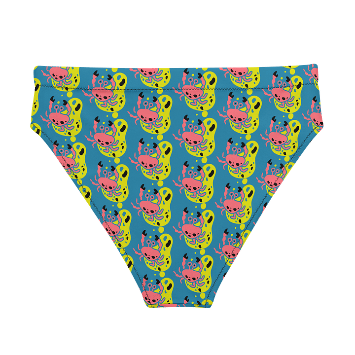 Playful Crab Party High-Waisted Bikini Bottoms product image (2)