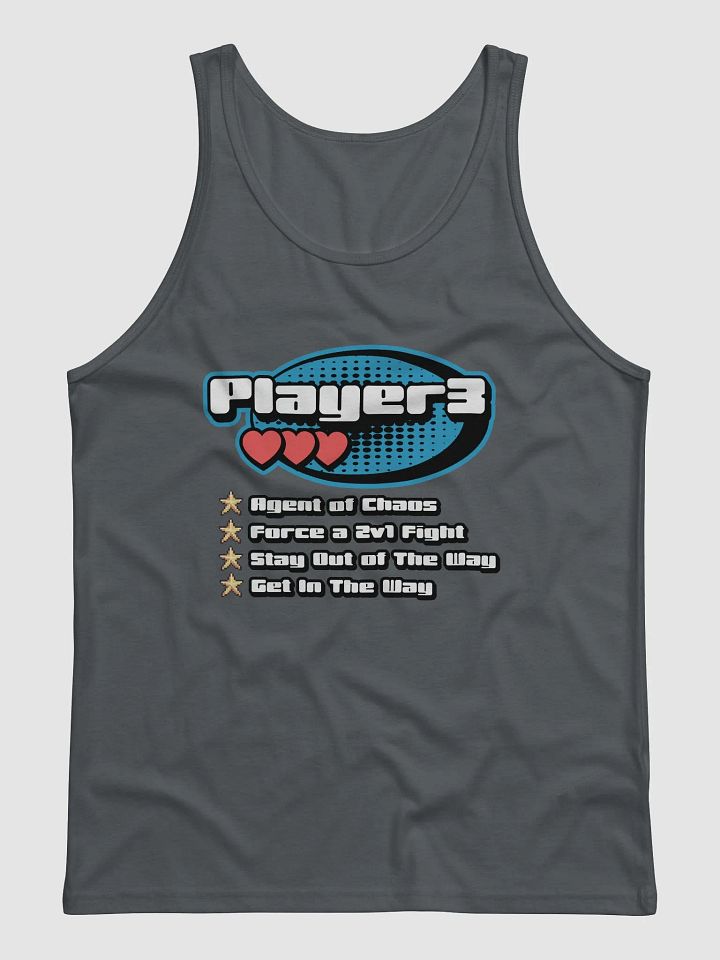 Player 3 Tank Top product image (1)