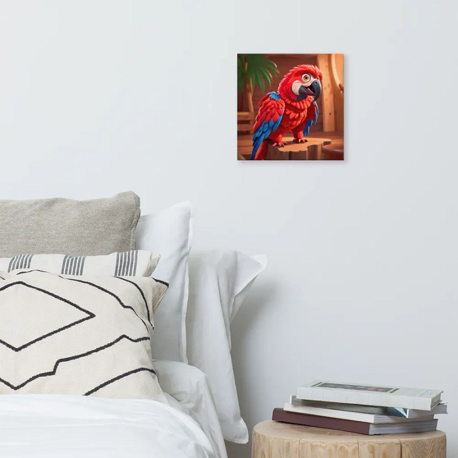 Endangered Species - Mexico - Scarlet Macaw Canvas Art product image (7)