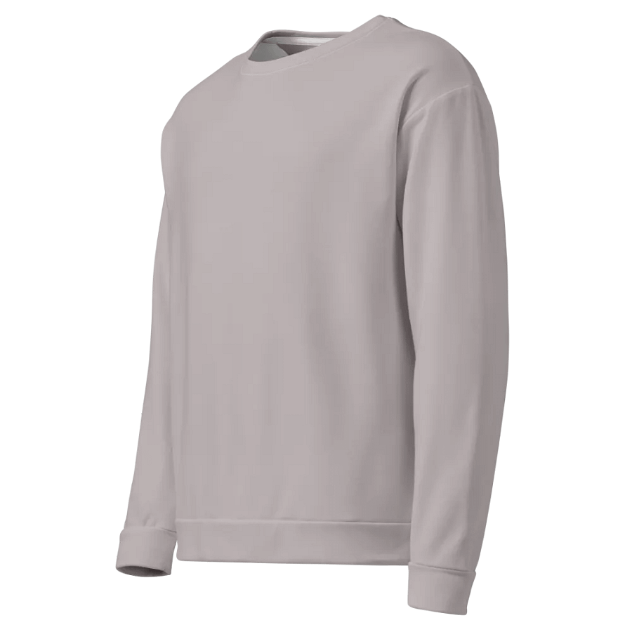 Plain Gray True Summer Unisex Recycled Polyester Heavyweight Premium Sweatshirt by Treasure Pie product image (5)