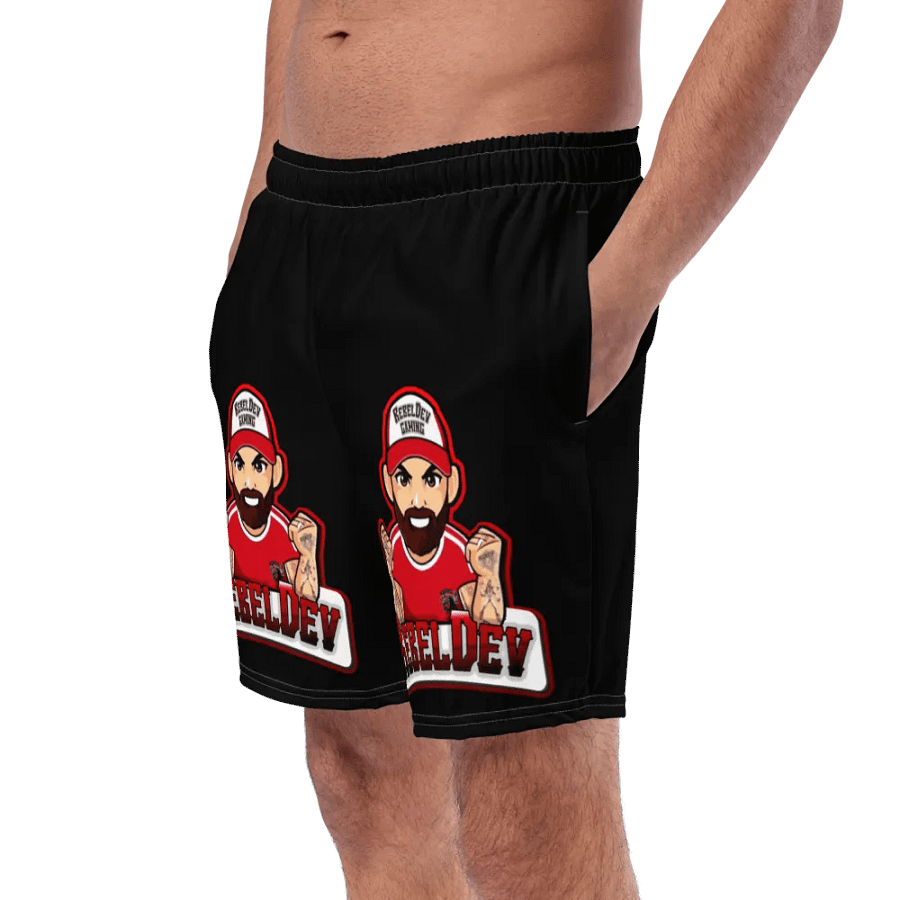 RebelDev black swim trunks product image (9)