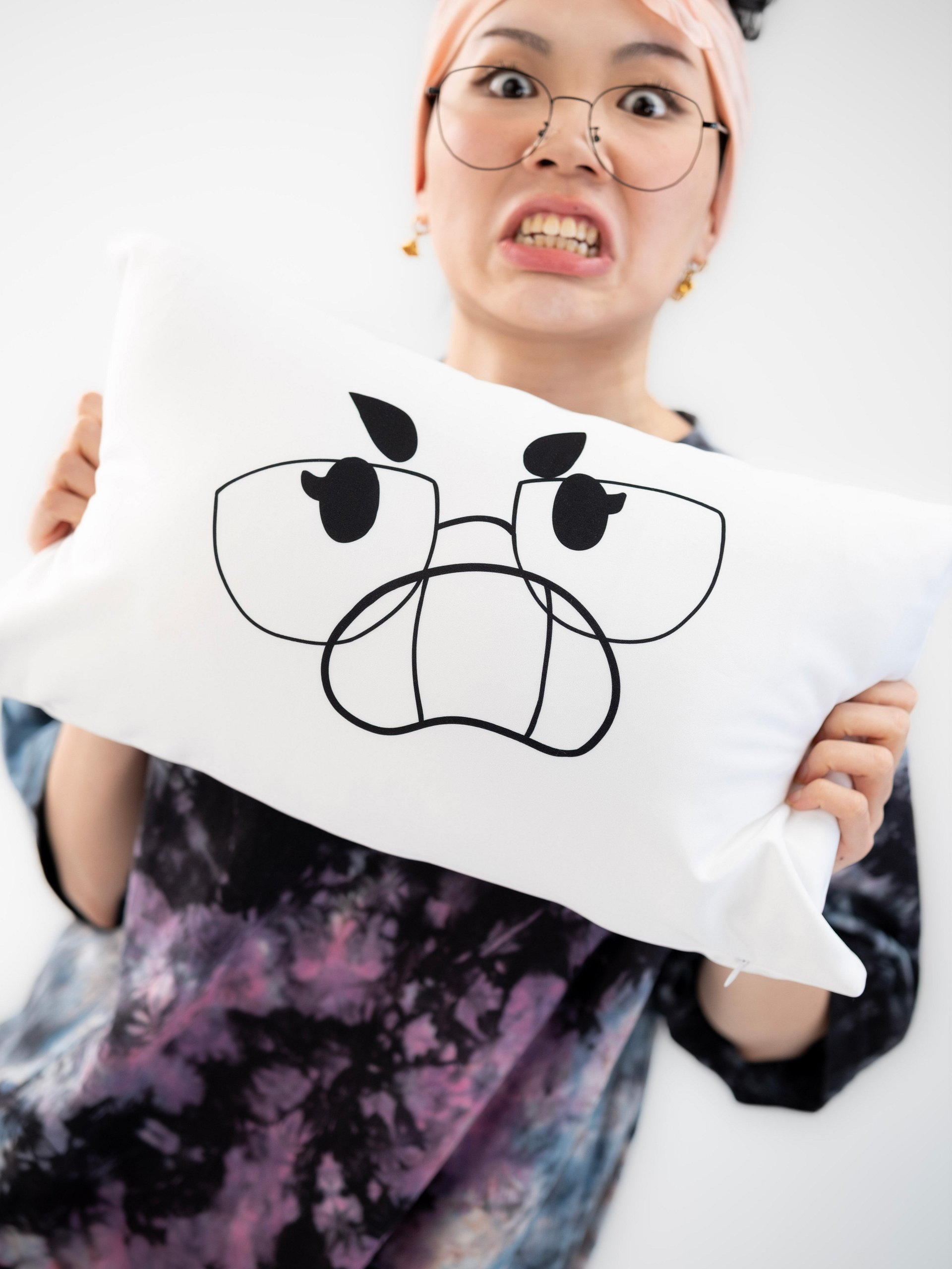 Big Angry Face Pillow product image (1)