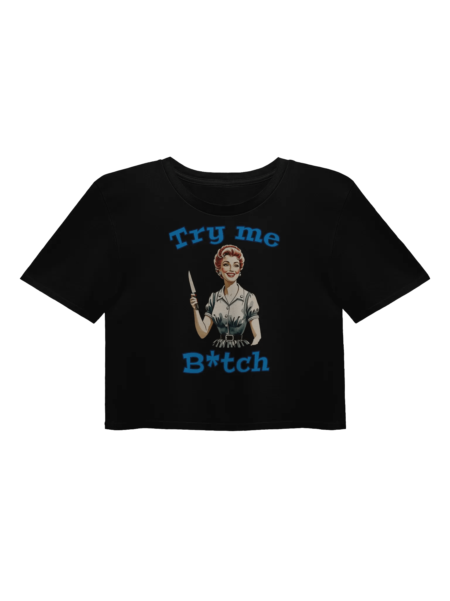 Try Me B*tch - Funny - Meme T-Shirt - AS Colour Women's Premium Crop Top product image (3)