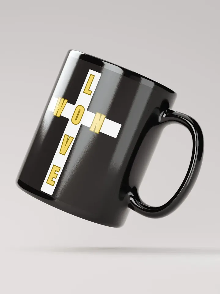Love Won -Black- mug product image (2)