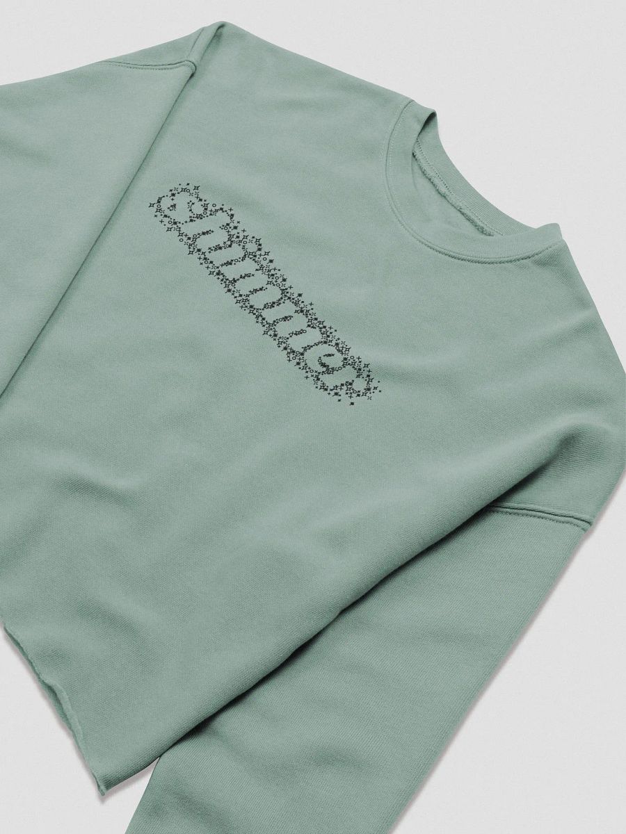 Shimmer (Black) - Cropped Crewneck product image (4)