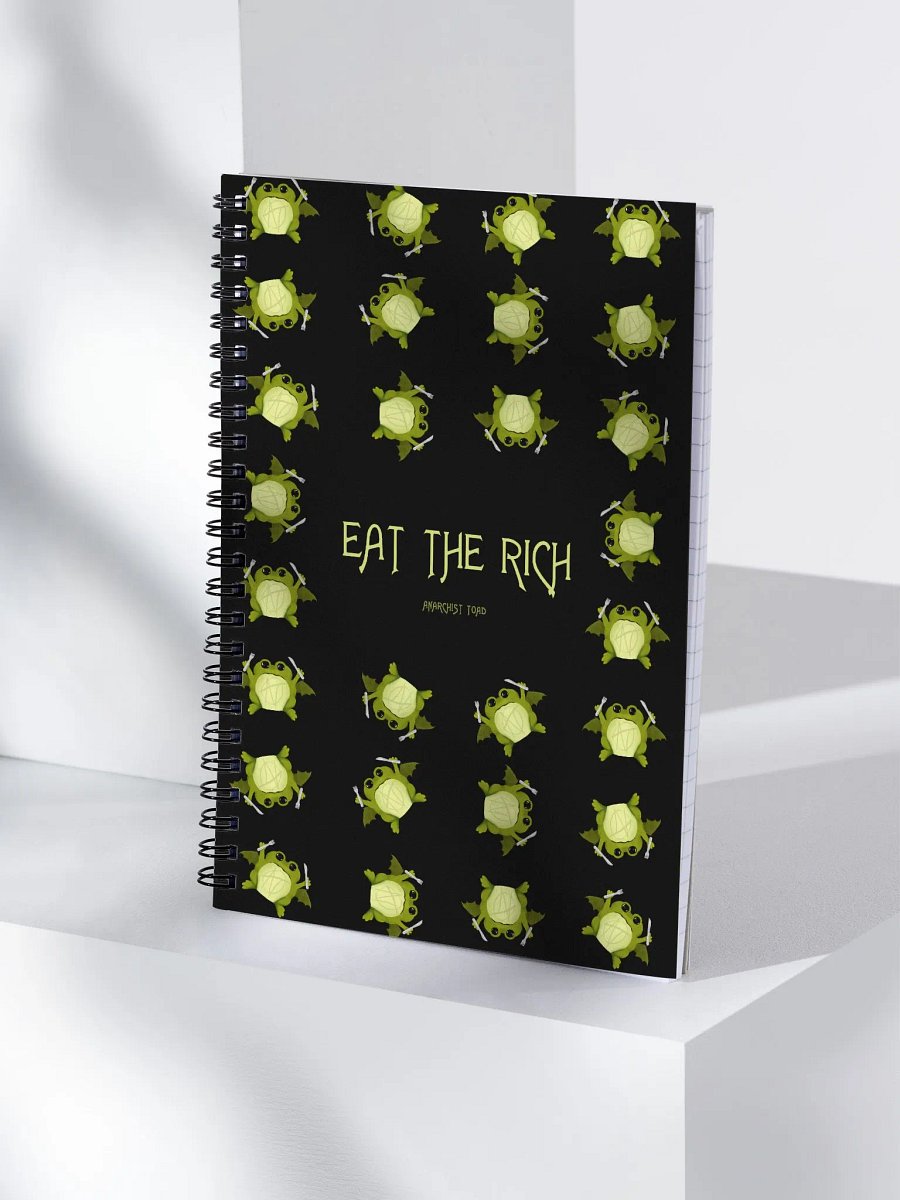 Eat the Rich pattern Notebook product image (4)