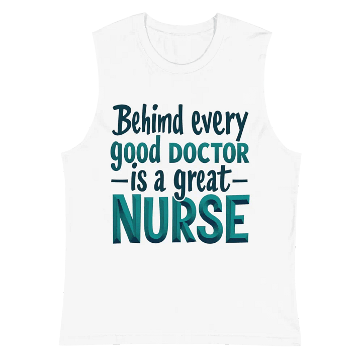 Empowering Nurse Muscle Tank product image (2)