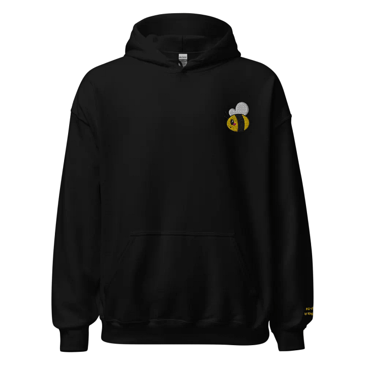 embroidered bee hoodie [wrist detail] product image (1)