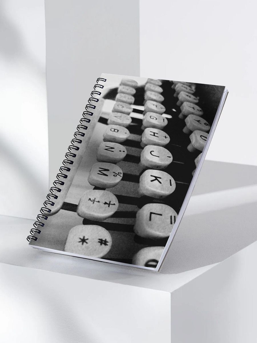 Typewriter Keys Notebook product image (3)