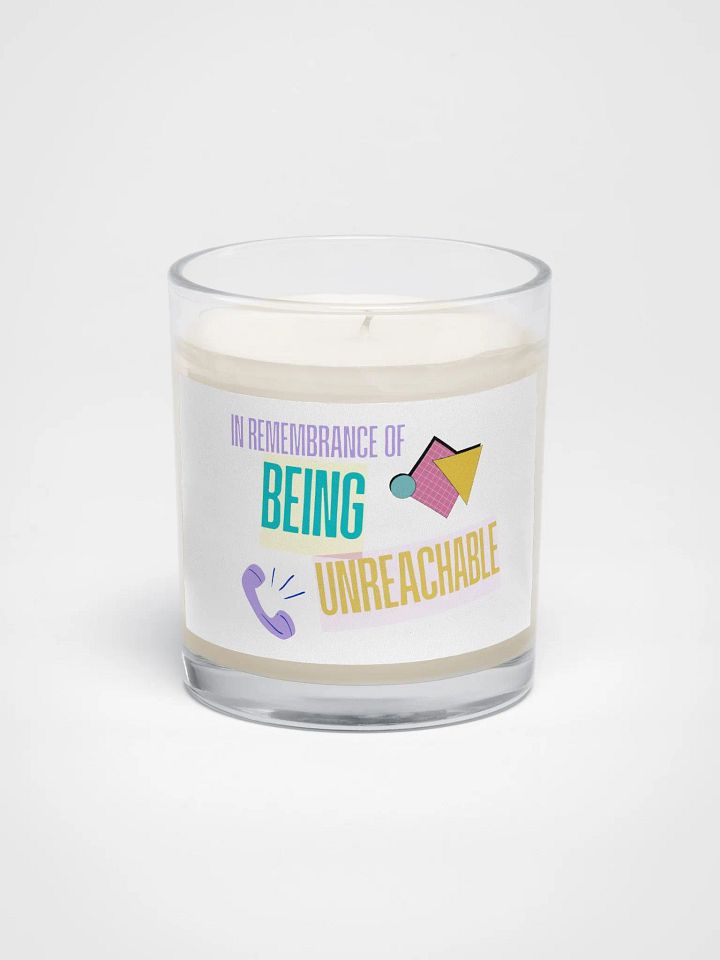 In Remembrance of Being Unreachable Serenity Soy Wax Candle product image (1)