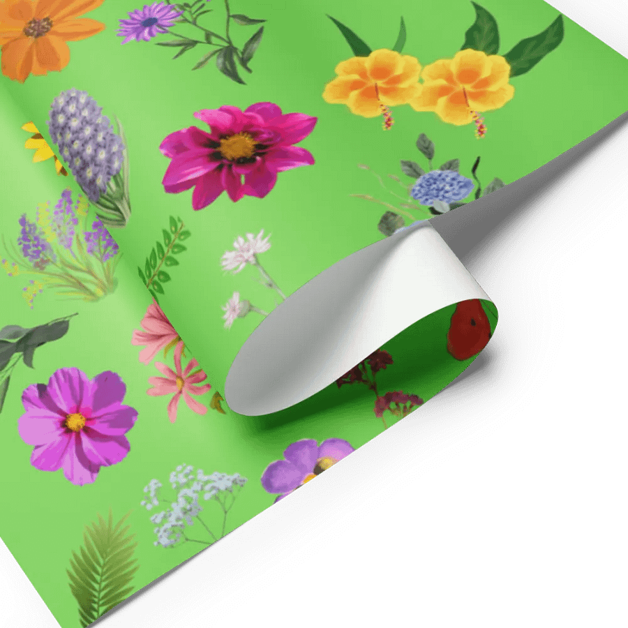 Floral Kaleidoscope Wrapping Paper Set product image (7)