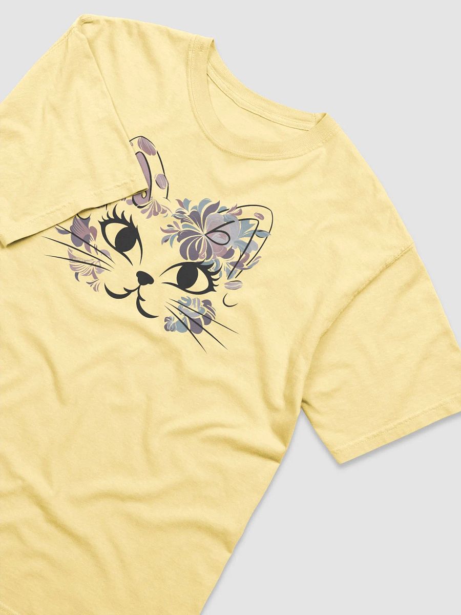 Cat Face Made Of Flowers Tee product image (10)