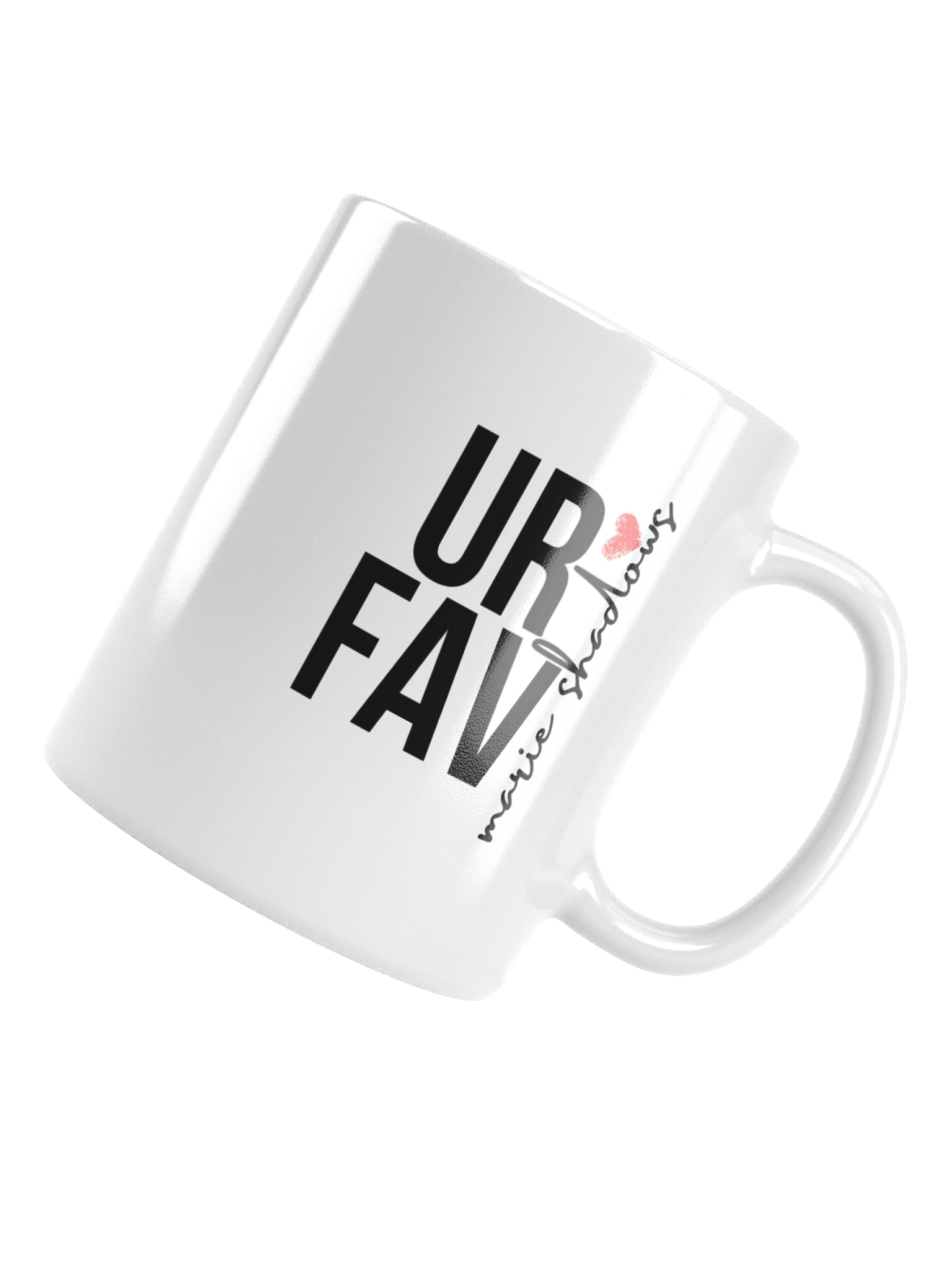 Ur Fav Marie Shadows White Glossy Mug product image (13)