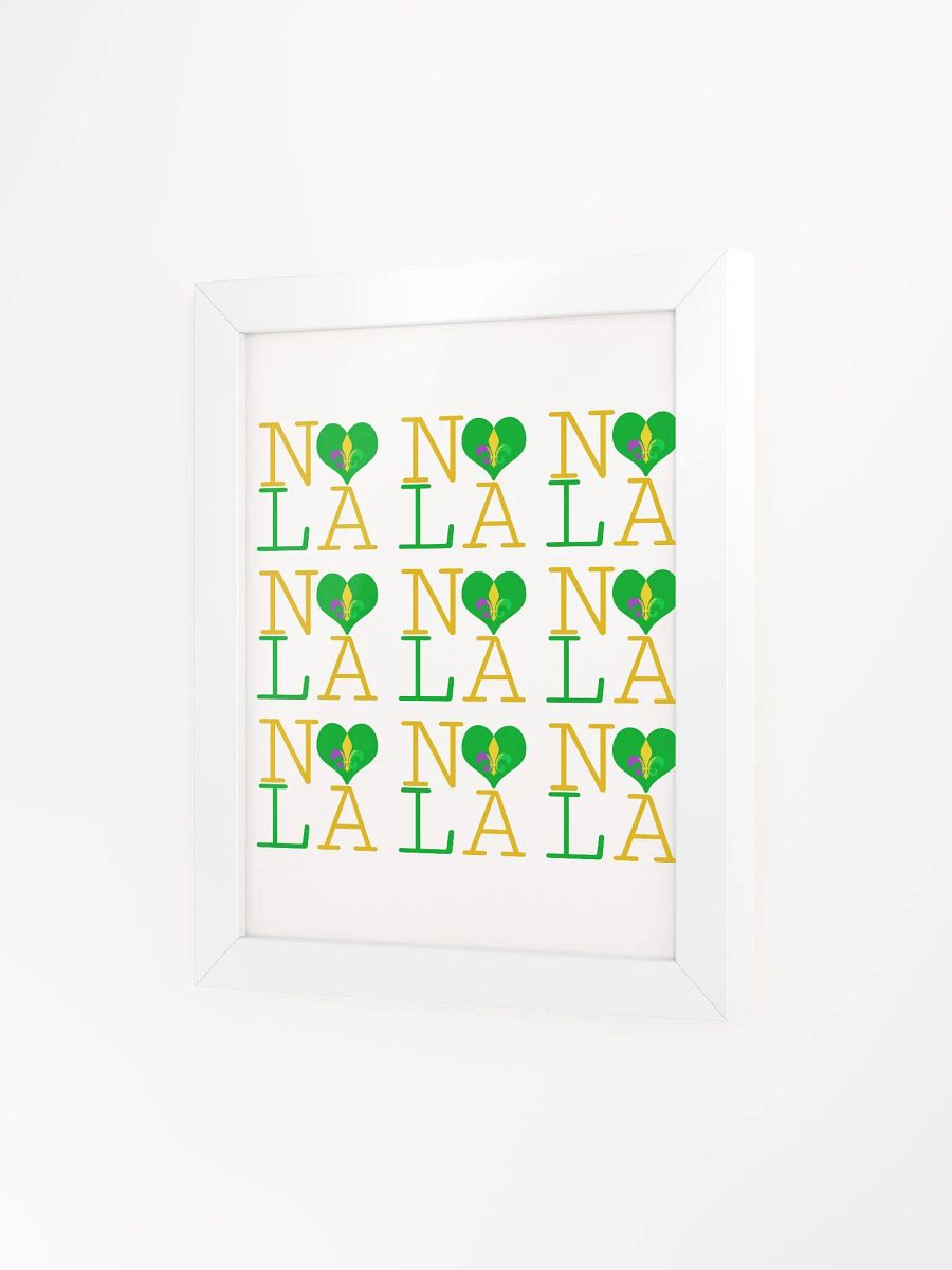 I LOVE NOLA **LEGACY POSTER** (MARDI GRAS 2) product image (3)