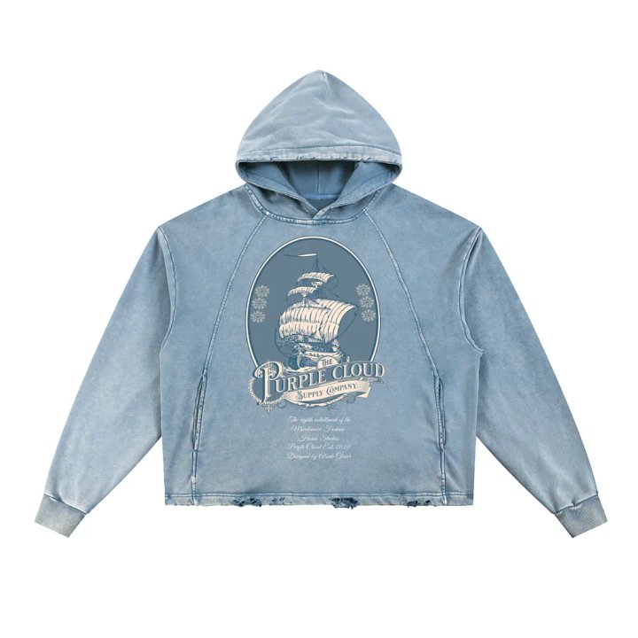 PURPLE CLOUD VINTAGE HOODIE 027 product image (1)