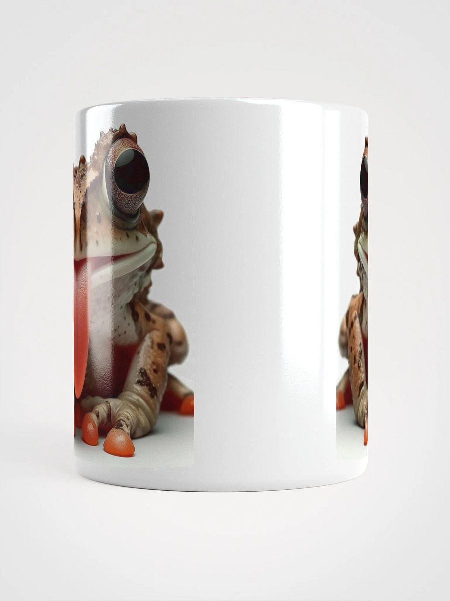 Rude Toad #Humorous Glossy Mug - White product image (5)