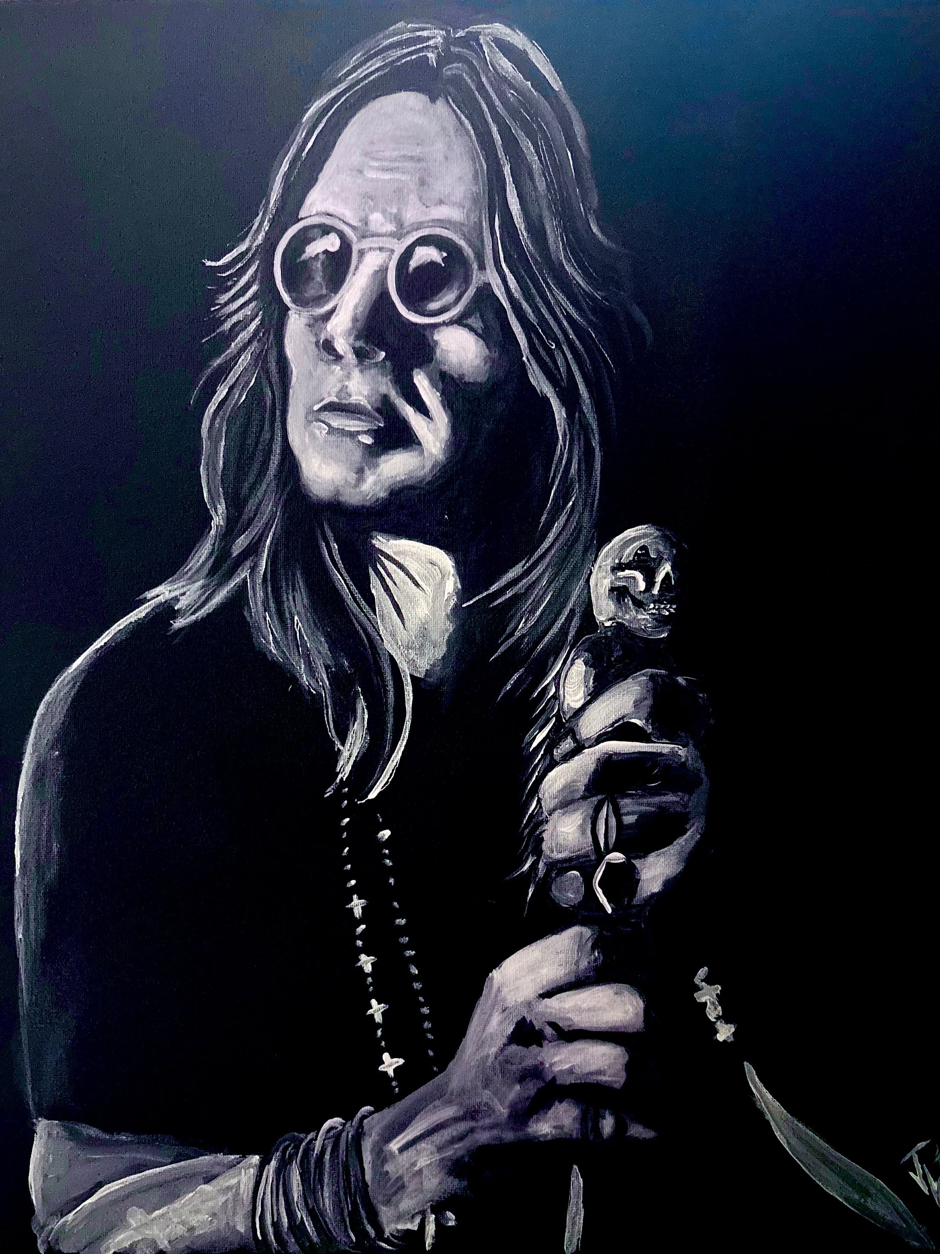 Ozzy Osbourne Tribute Painting Canvas Prints product image (7)