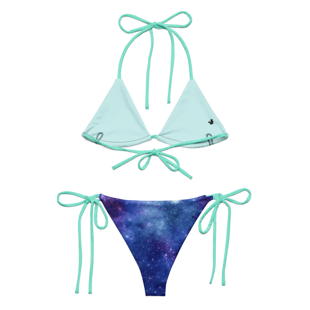 Galaxy string bikini {seafoam} product image (4)