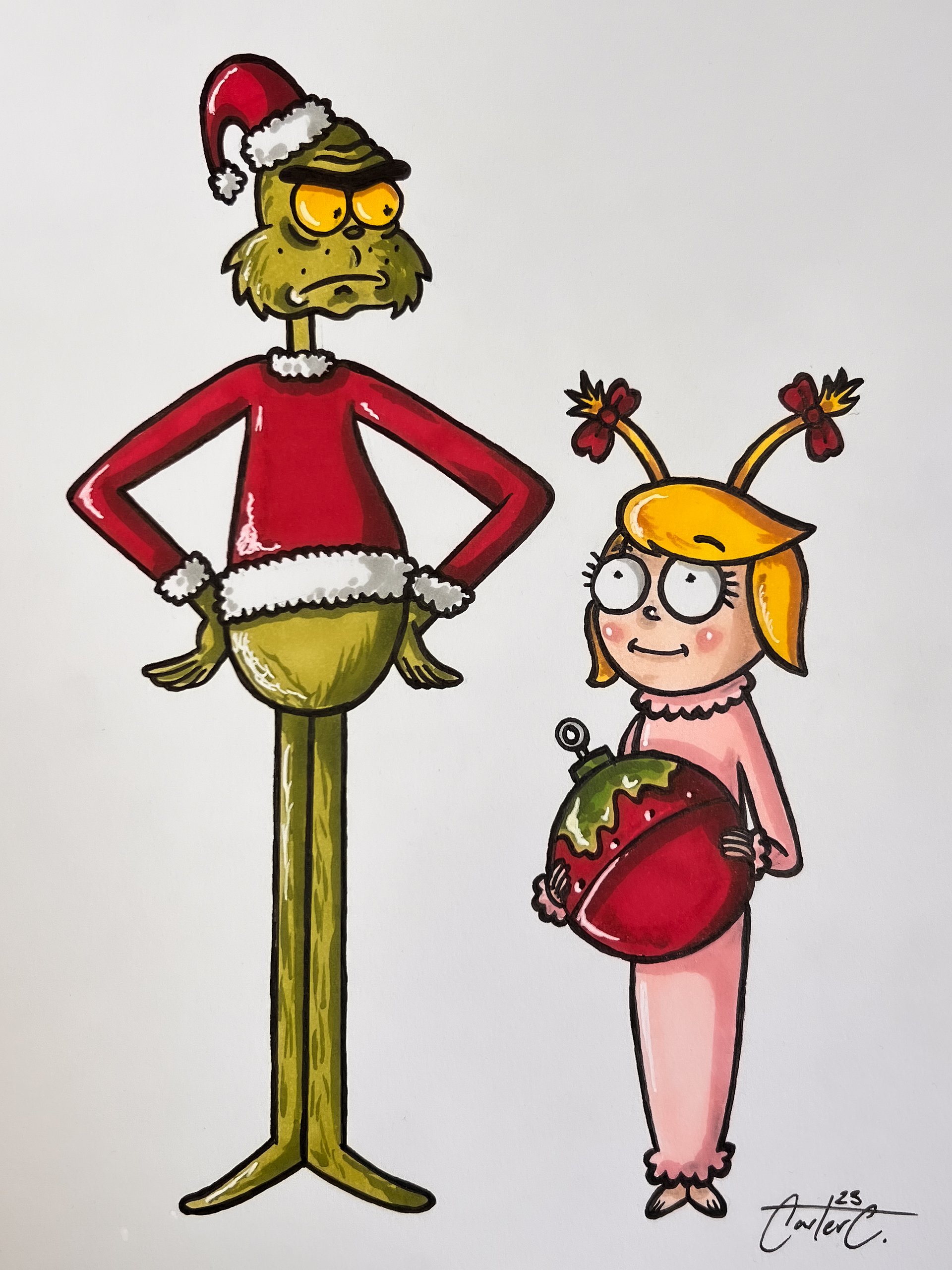 Mean One Day 5 Original Drawing product image (1)