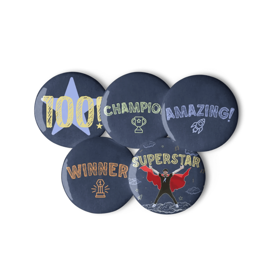Superstar Pins for Kids | DJ Raphi product image (2)
