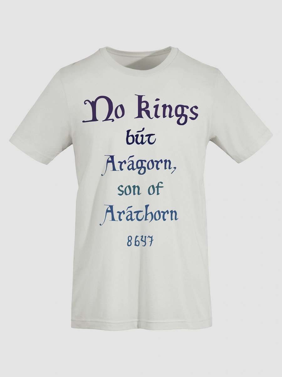 No Kings (light variant) Straight-Sided T-Shirt product image (7)