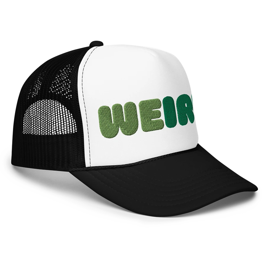 WEIRD Green Foam Trucker Hat product image (7)