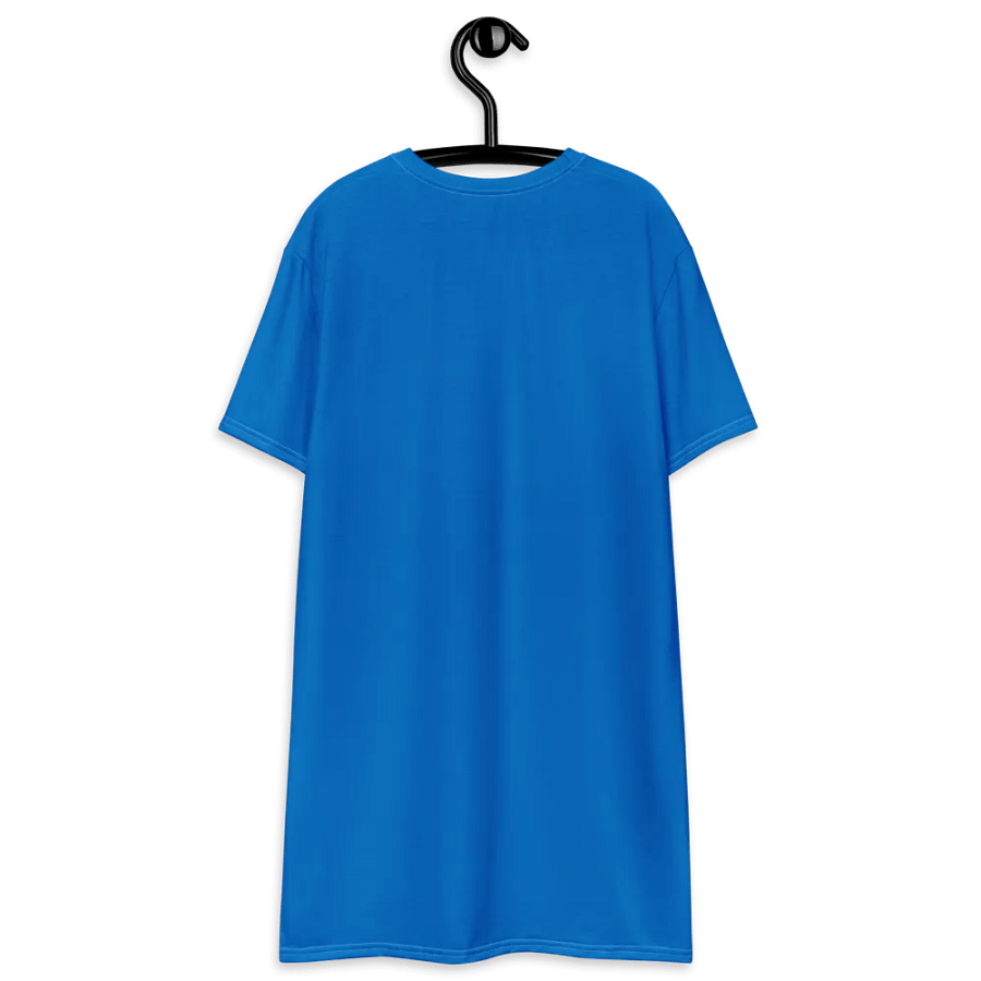 Raq Logo T-shirt Dress (royal blue) product image (8)