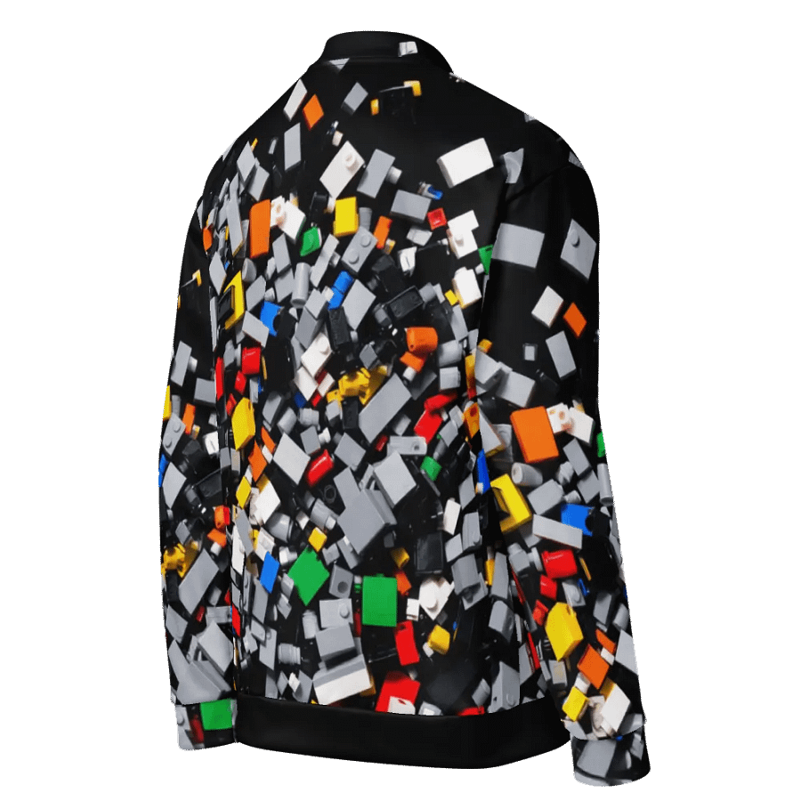 Colorful Chaos: The World of Imagination Bomber Jacket product image (4)