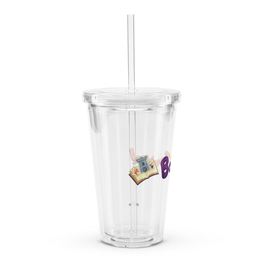 Booktower Logo Clear Cup with Straw product image (3)