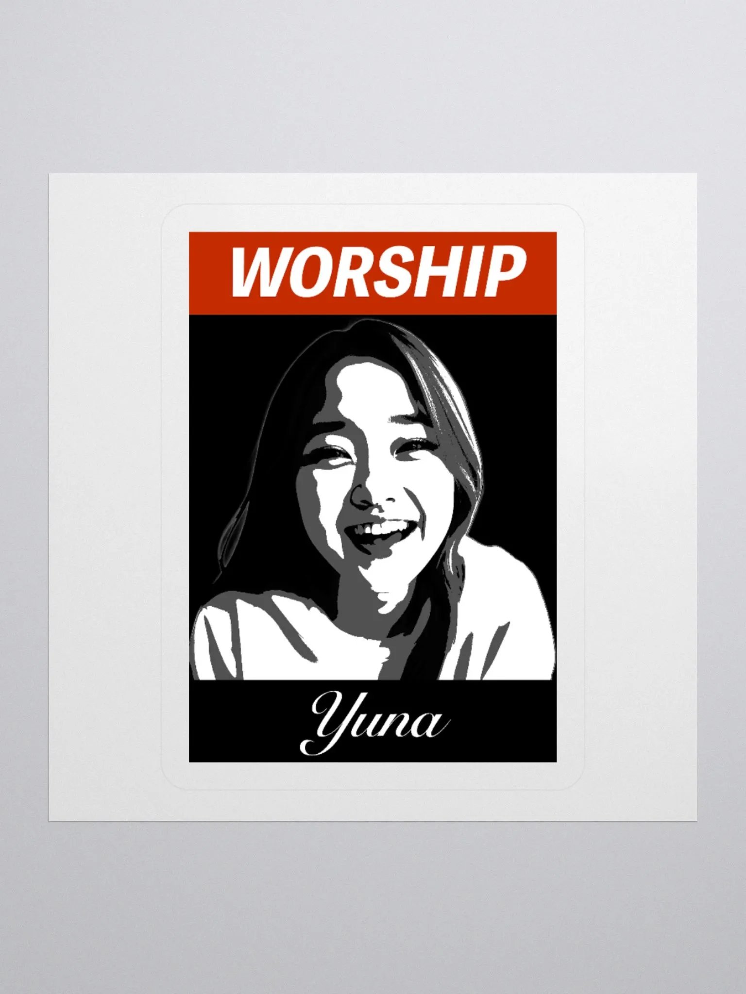 Worship Yuna Sticker product image (1)