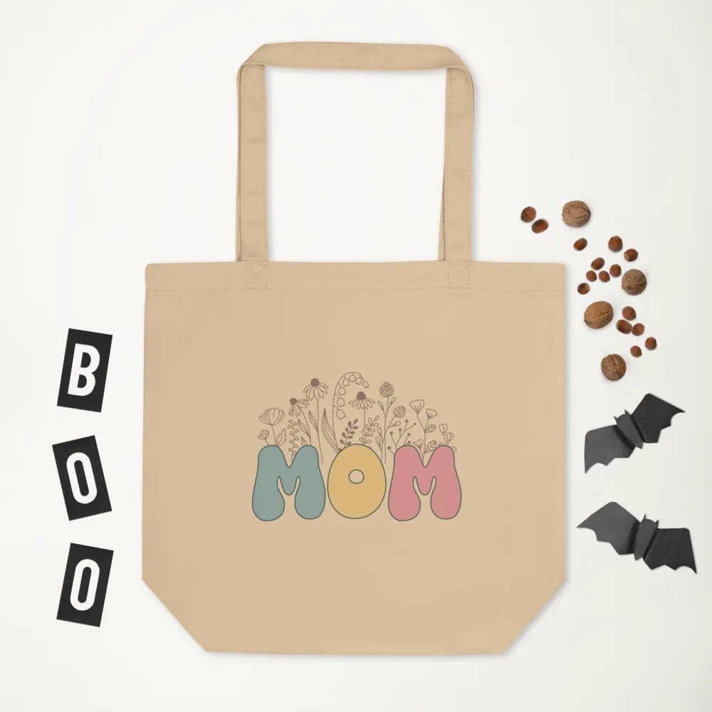 Funny Retro Floral Mother's Day Canvas Bag Both Side Print product image (6)