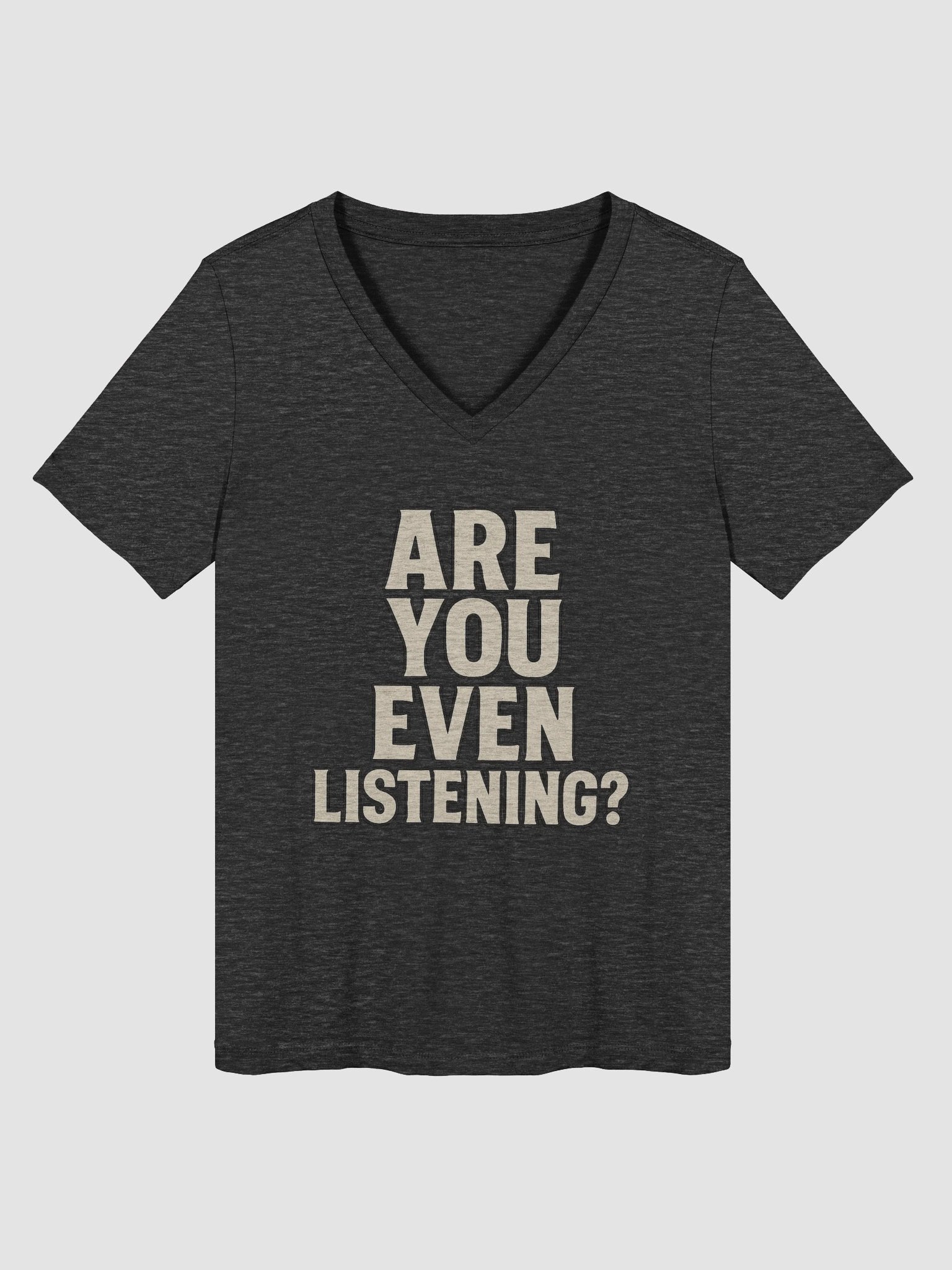 Playful Vibe Relaxed V-Neck Tee product image (1)
