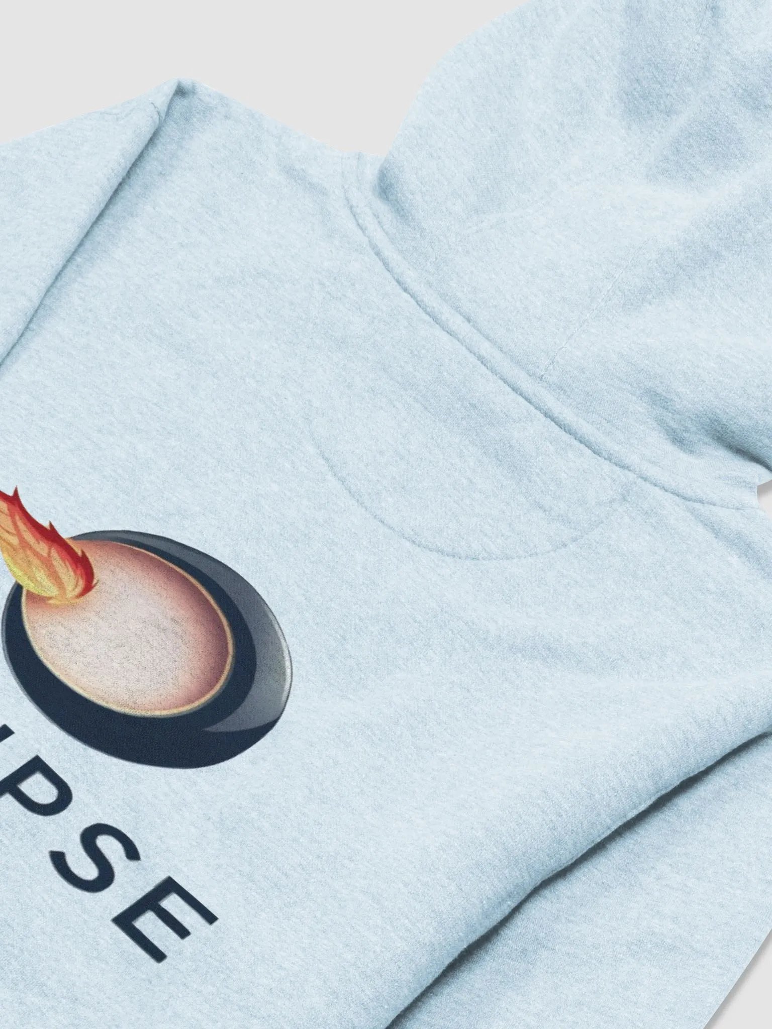 Eclipse Flame Unisex Premium Hoodie - Exclusive Design at TDSMusic product image (4)