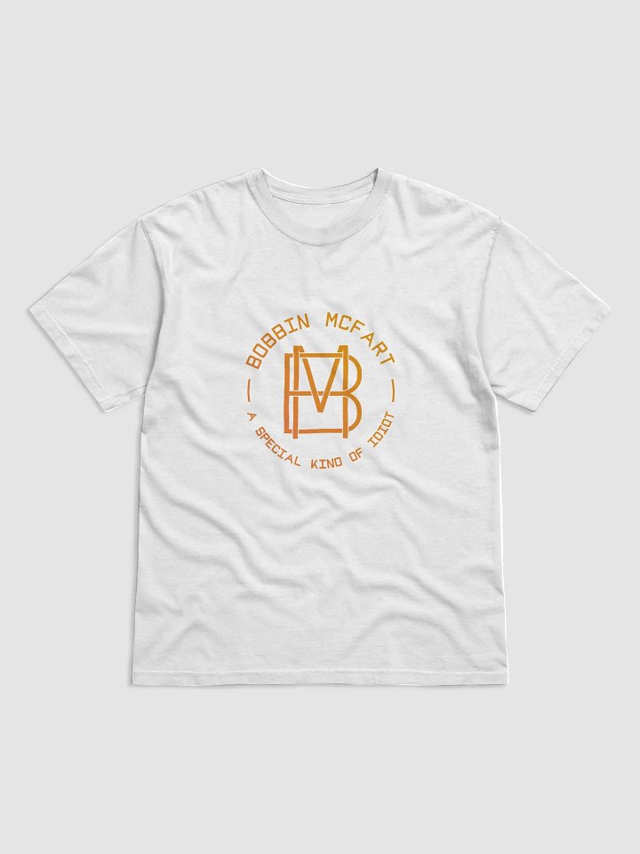 Bobbin McFart *Special* Orange Logo T-shirt (black text) product image (49)
