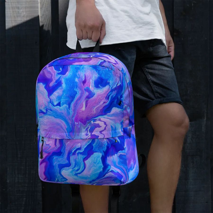Violet vortex All over print Backpack product image (3)