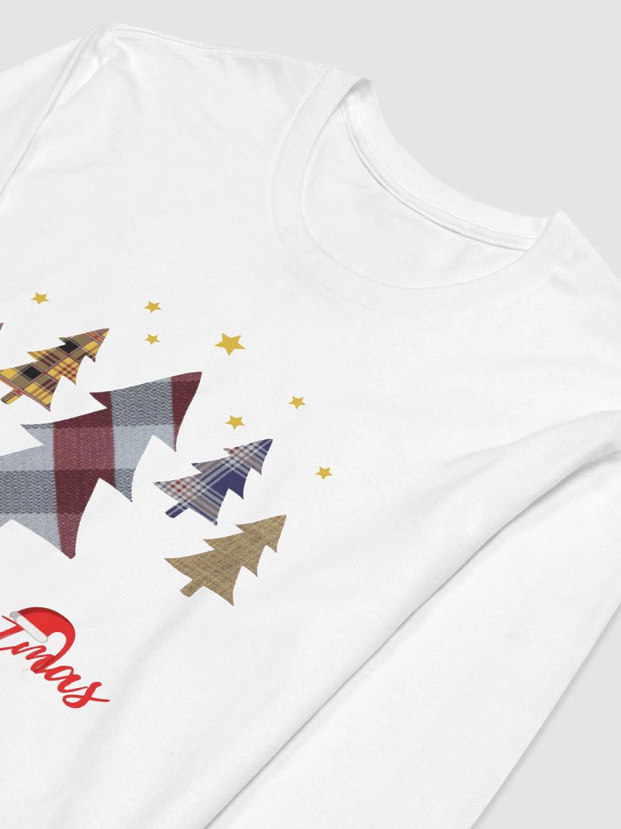 Happy Holidays in Christmas Premium Fitted Long Sleeve Crew by product image (15)