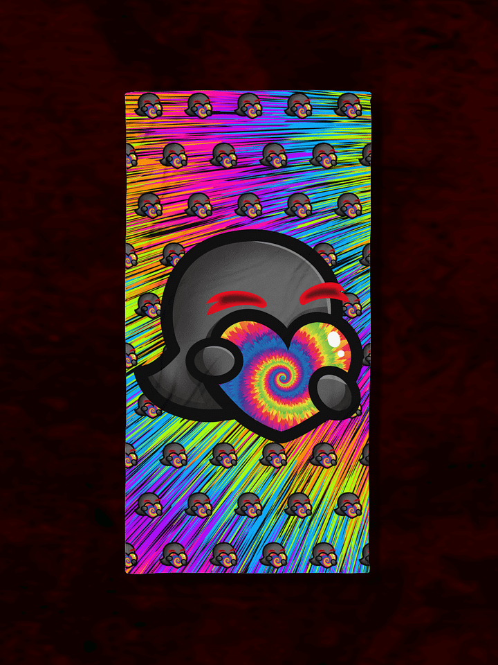 Tie Dye Heart Spam Towel product image (1)
