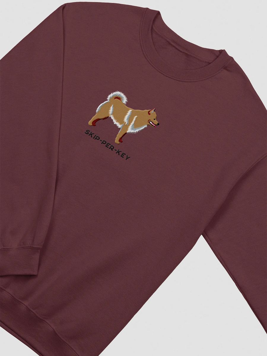 Skip-Per-Key Sweatshirt (Embroidered) of a Schipperke(Tan) product image (15)