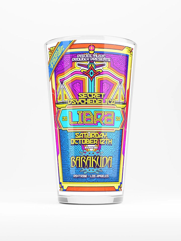 Libra 2024 Shaker Pint Glass product image (1)