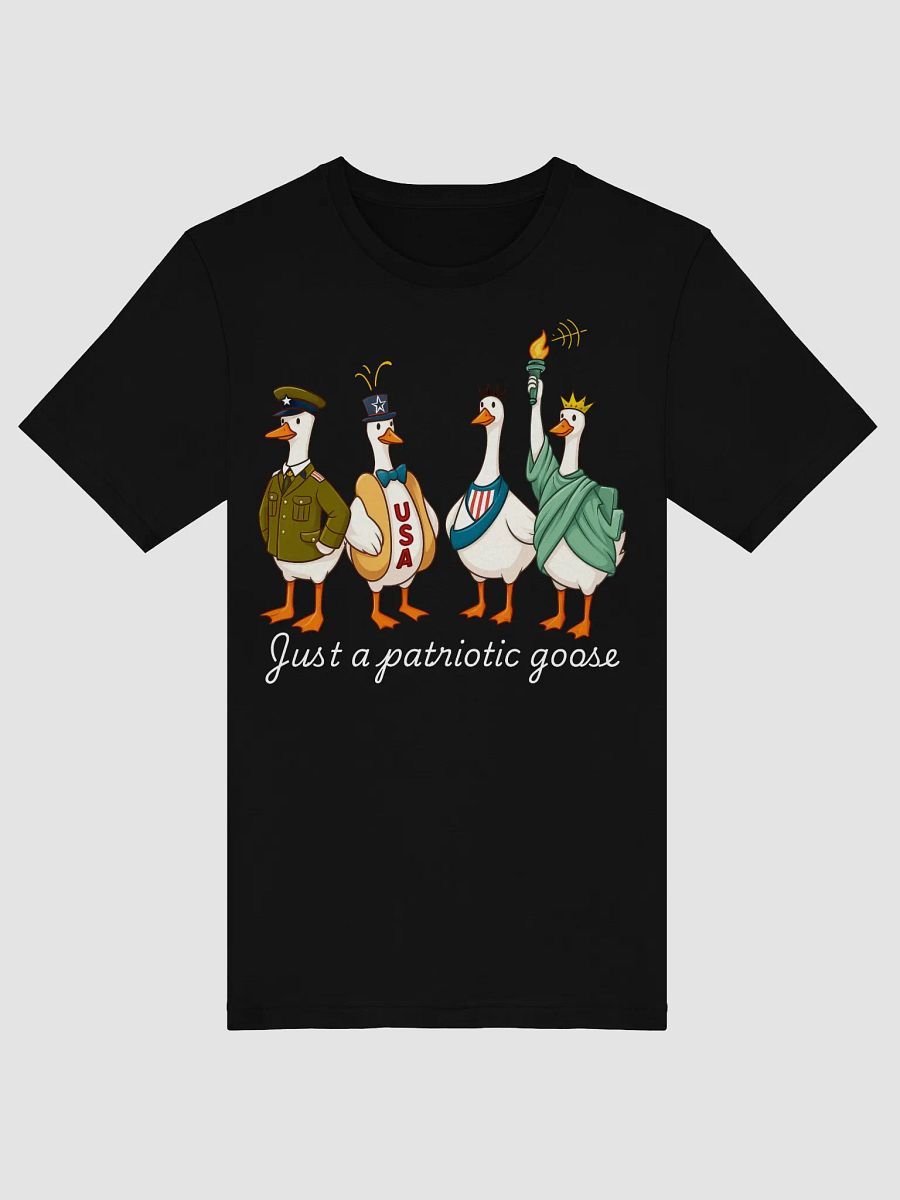 Patriotic Goose | 4th of July Silly Goose Clipart | USA Goose Sublimation Design | Funny product image (30)