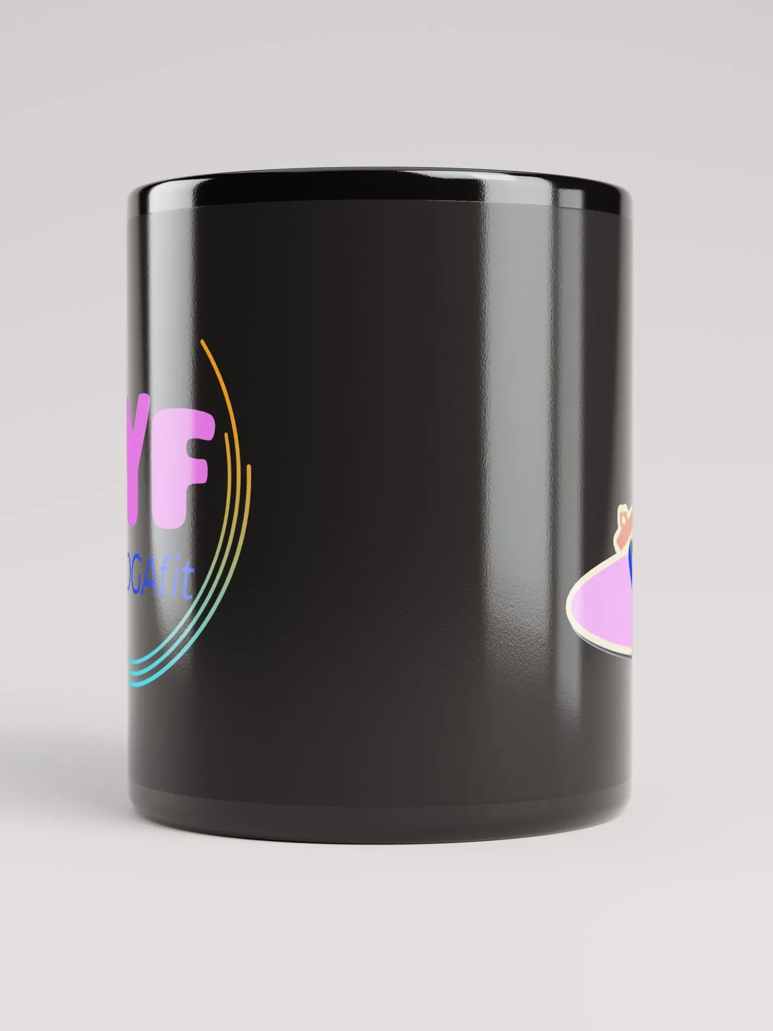 FitYOGAFit Yoga-Inspired Black Coffee Mug product image (10)