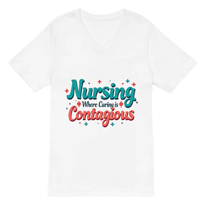 Contagious Care V-Neck Tee product image (2)