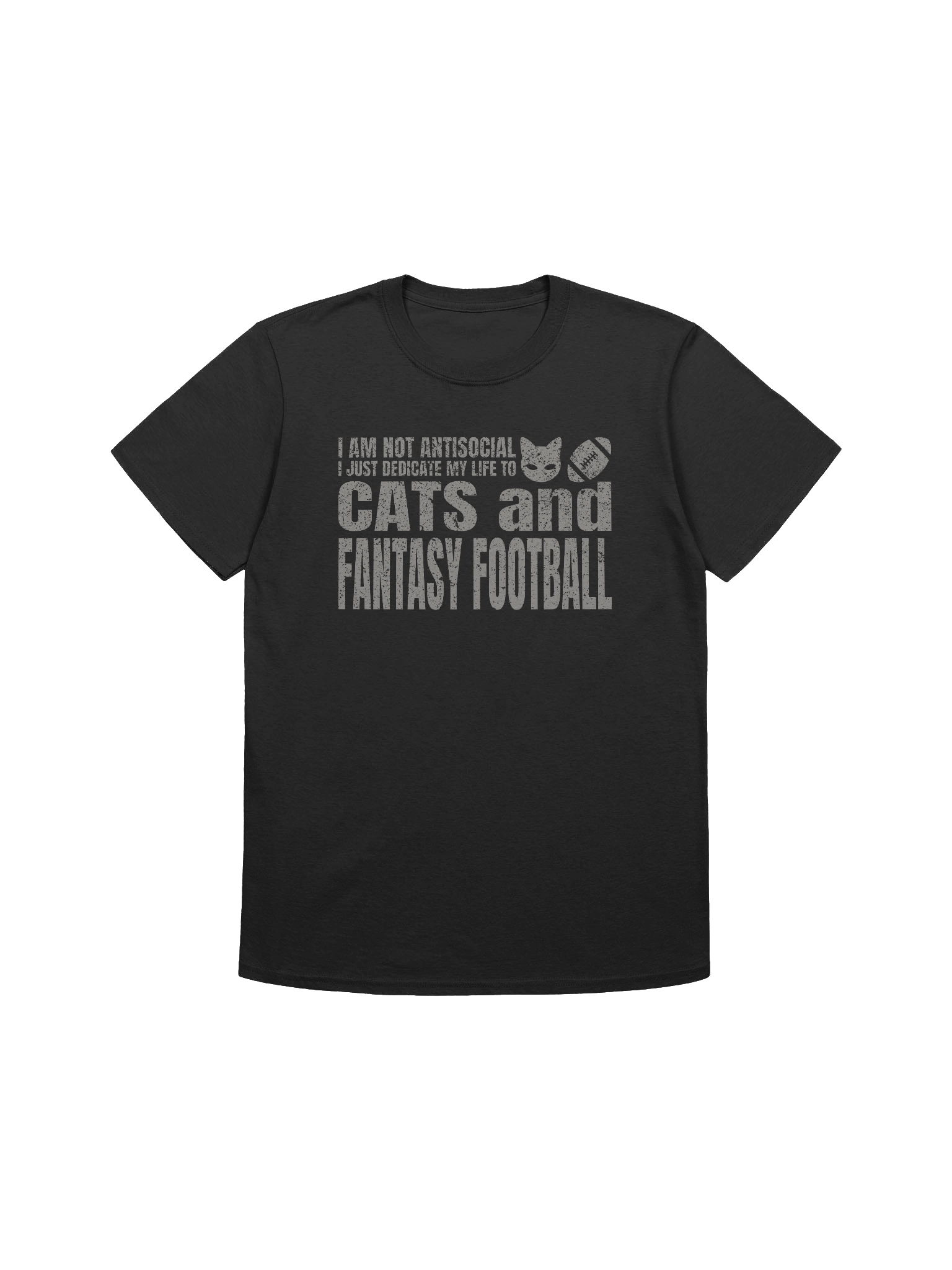 Fantasy Football Cat 1 - Unisex Adult Super Soft Lightweight T-shirt product image (2)