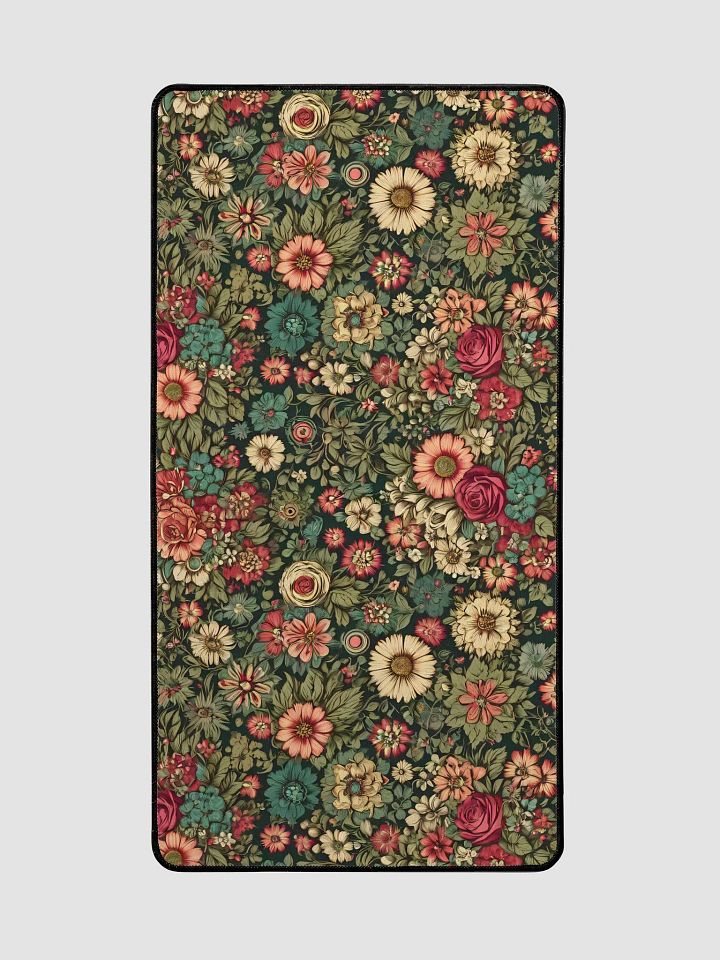 Desk Mat (31.5x15.5 inches) - Wilted Boho Floral Design product image (2)